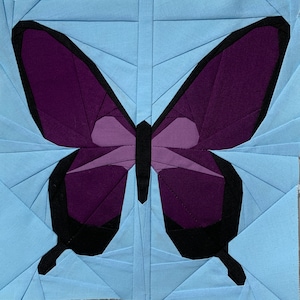Butterfly B Foundation Paper Piecing Pattern