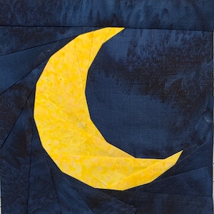 Moon Foundation Paper Piecing Pattern