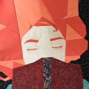 Girl With a Book Foundation Paper Piecing Pattern