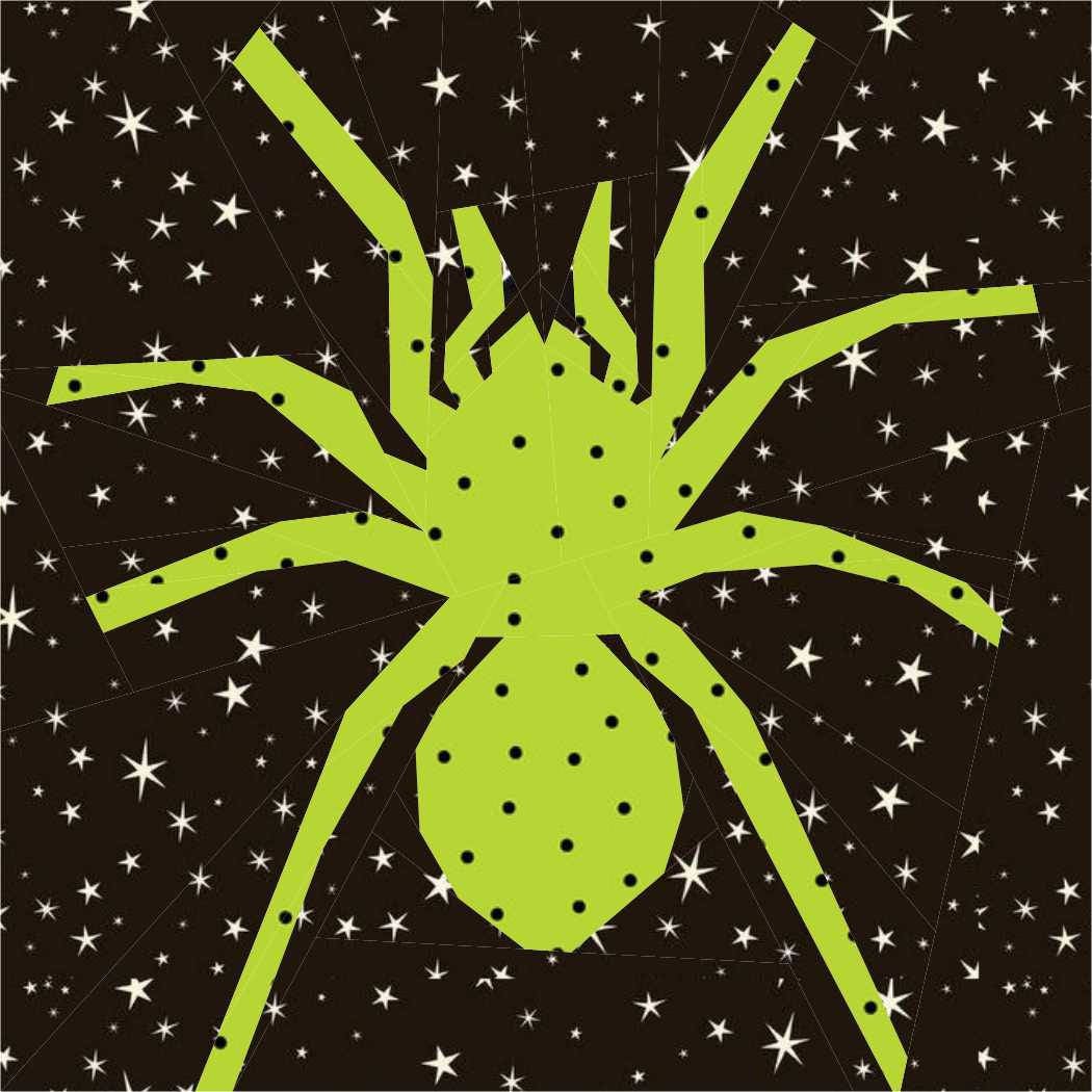 Spider Foundation Paper Piecing Pattern - Etsy
