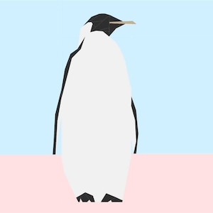 Penguin Foundation Paper Piecing Pattern