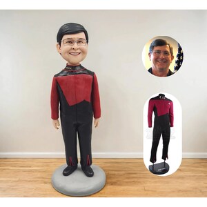 Personalized bobble head doll for father, custom husband/father/grandfather clay bobbleheads,  custom 3D statues, father&#39;s day gifts