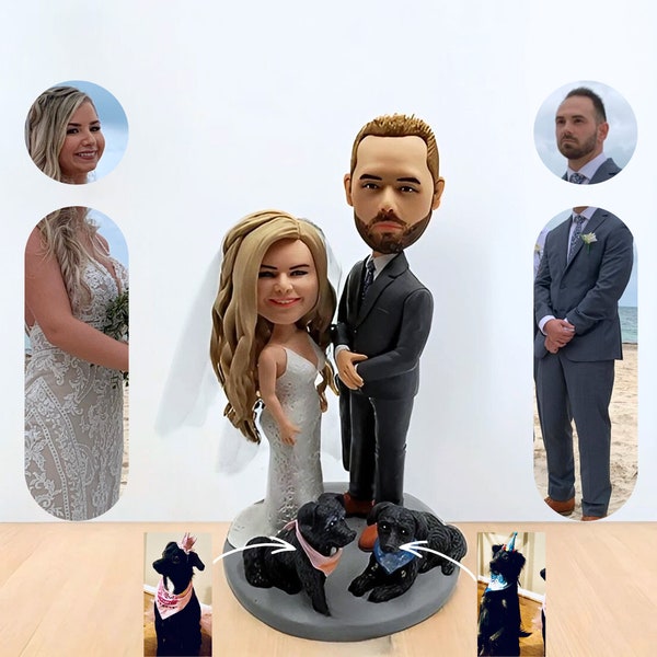 Custom Bobbleheads for Couples, Memorable Wedding Gift, Valentine's Day Anniversary Gift for Couple, Personlized Bobbleheads Gift for Her