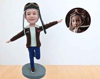 Custom Kids Bobbleheads, Turn Your Kids Into an Action Figure, Personalized Christmas Gifts For Son, Unique Birthday Gifts For Kids