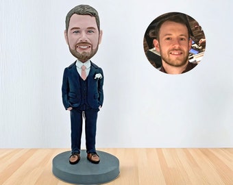 Custom Office Man Bobbleheads, Personalized Gifts for Boss, Great Business Gifts For Customers, Bobbleheads Gifts For husband/ father