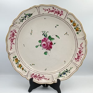 Antigua Majolica Loza Pesaro Placa 18c