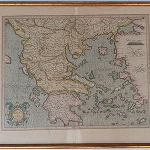 Graecia Karte von Gerard Mercator Karte von Griechenland 1595