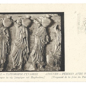 Grecia Atenas Papelería Postal Procesión de Transportistas de Agua 10c 1912-1913