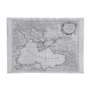 1794 Map of the Black Sea Carte Des Environs De La Mer Noire