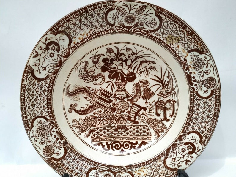 Antique Plate Glasgow Pottery J. and M.P. Bell & Co Ltd Etsy