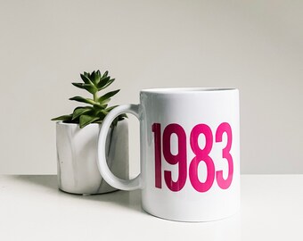Personalised Year Mug