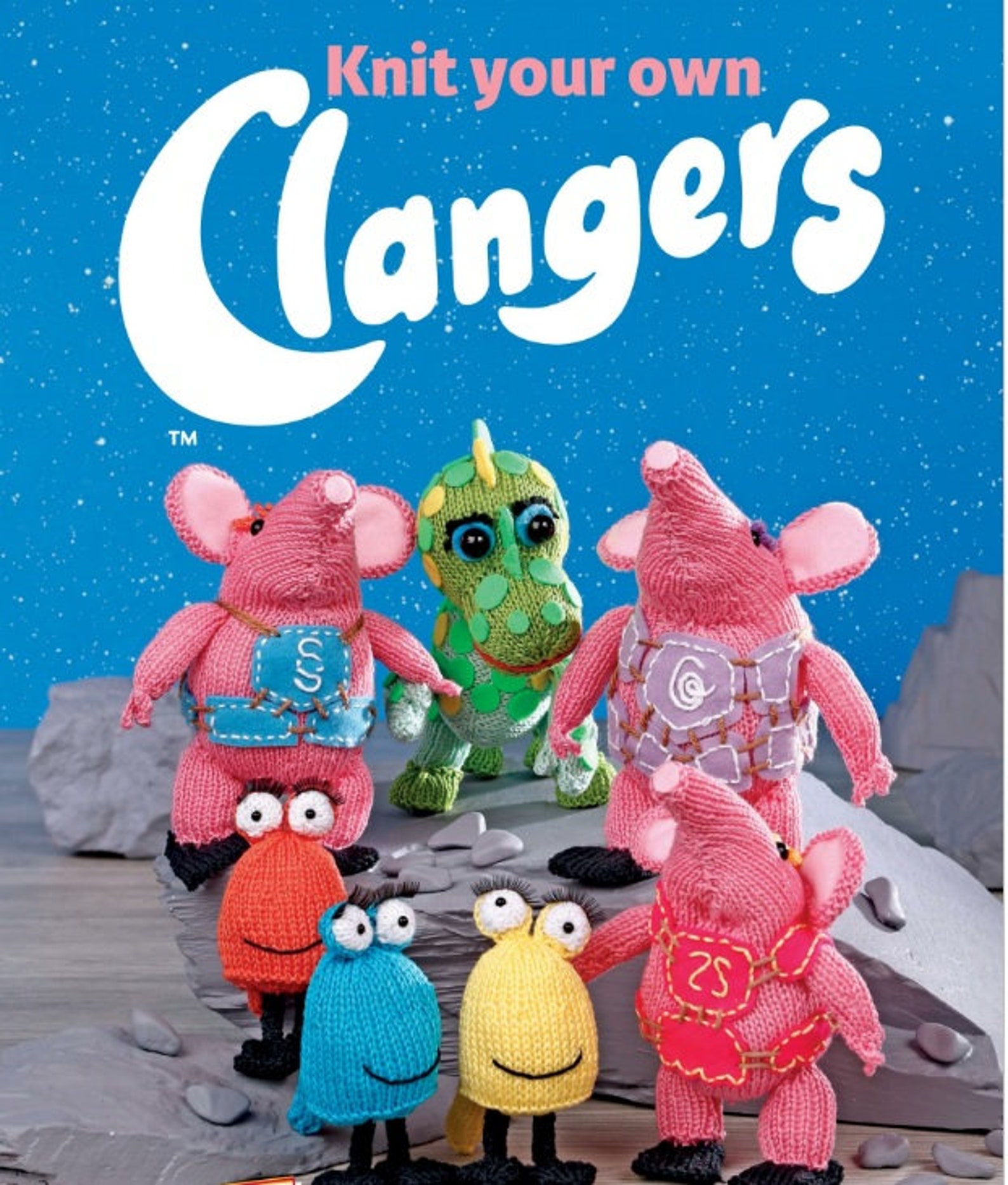 Knit Your Own Clangers Soft Toys the Clangers Froglets & Soup Etsy UK