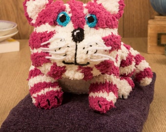 Bagpuss the old saggy cloth cat official knitting pattern. pdf knitting patternRetro 1970's childrens toy cuddly great gift