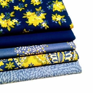 Our "Bonnie Blue" Collection. Fat Quarter bundle! Quality Fabric.