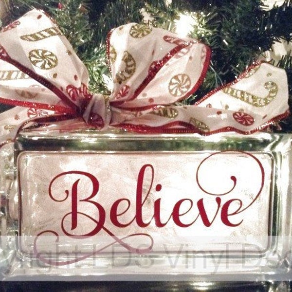 Glass Block Sticker Etsy