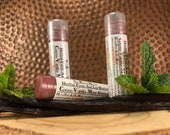 Cocoa-Vanilla-Mint Shimmer - Herbal First-Aid Lip Butter - Naturally Tinted - Herbal Infused Lip Moisturizer - Reiki Infused