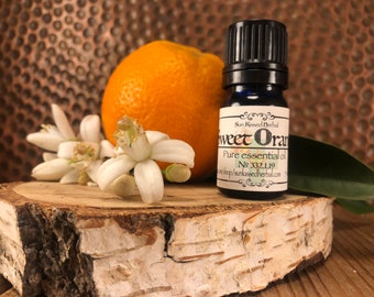 Valencia Orange Essential Oil - Refreshing and Uplifting - 5ml - Reiki Infused