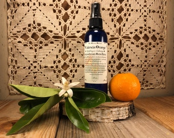 Valencia Orange - Aromatherapy Refreshing Home Spray - 4 oz. Fine Mist Spray - Reiki Infused