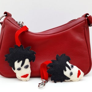 Parody Robert Smith from The Cure Bag Charm image 1