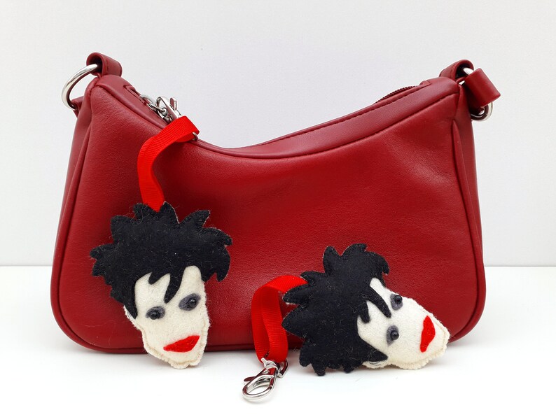 Parody Robert Smith from The Cure Bag Charm image 1