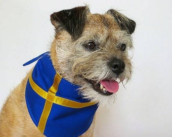 Swedish National Flag Dog Bandana