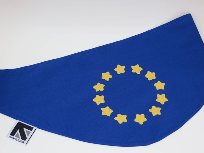 European Union EU Flag Dog Bandana image 4