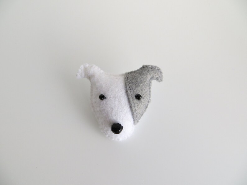 British Hand Crafted Staffordshire Bull Terrier Pewter Pin Brooch – Staffie Dog Lover Gift