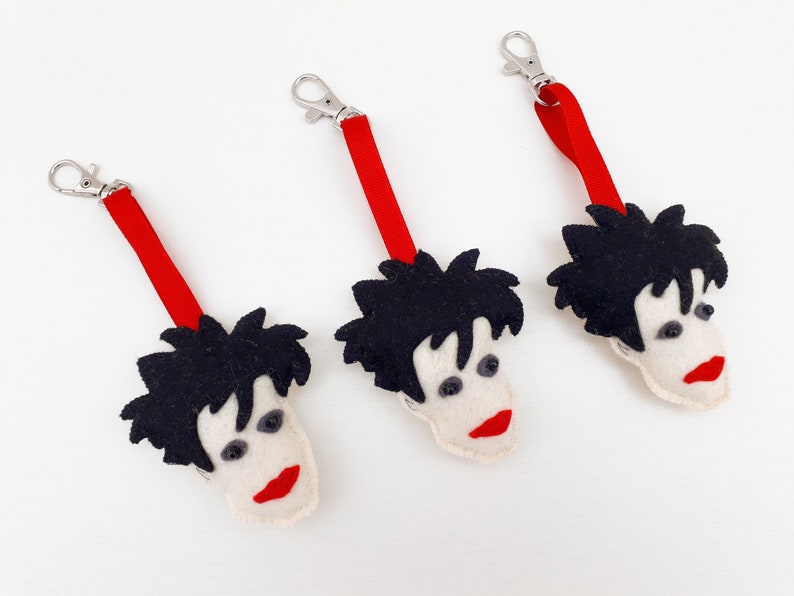 Parody Robert Smith from The Cure Bag Charm image 5