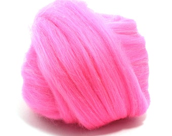100g DYED MERINO WOOL TOP ASH LIGHT GREY DREADS 64/'s SPINNING FELTING ROVING