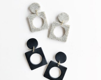 Adele - Handmade Polymer Clay Earrings | Statement Earrings