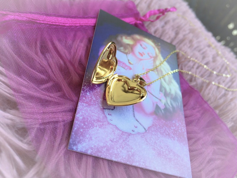 The Nutcracker Clara Heart Locket Necklace Sugarplum Princess Etsy