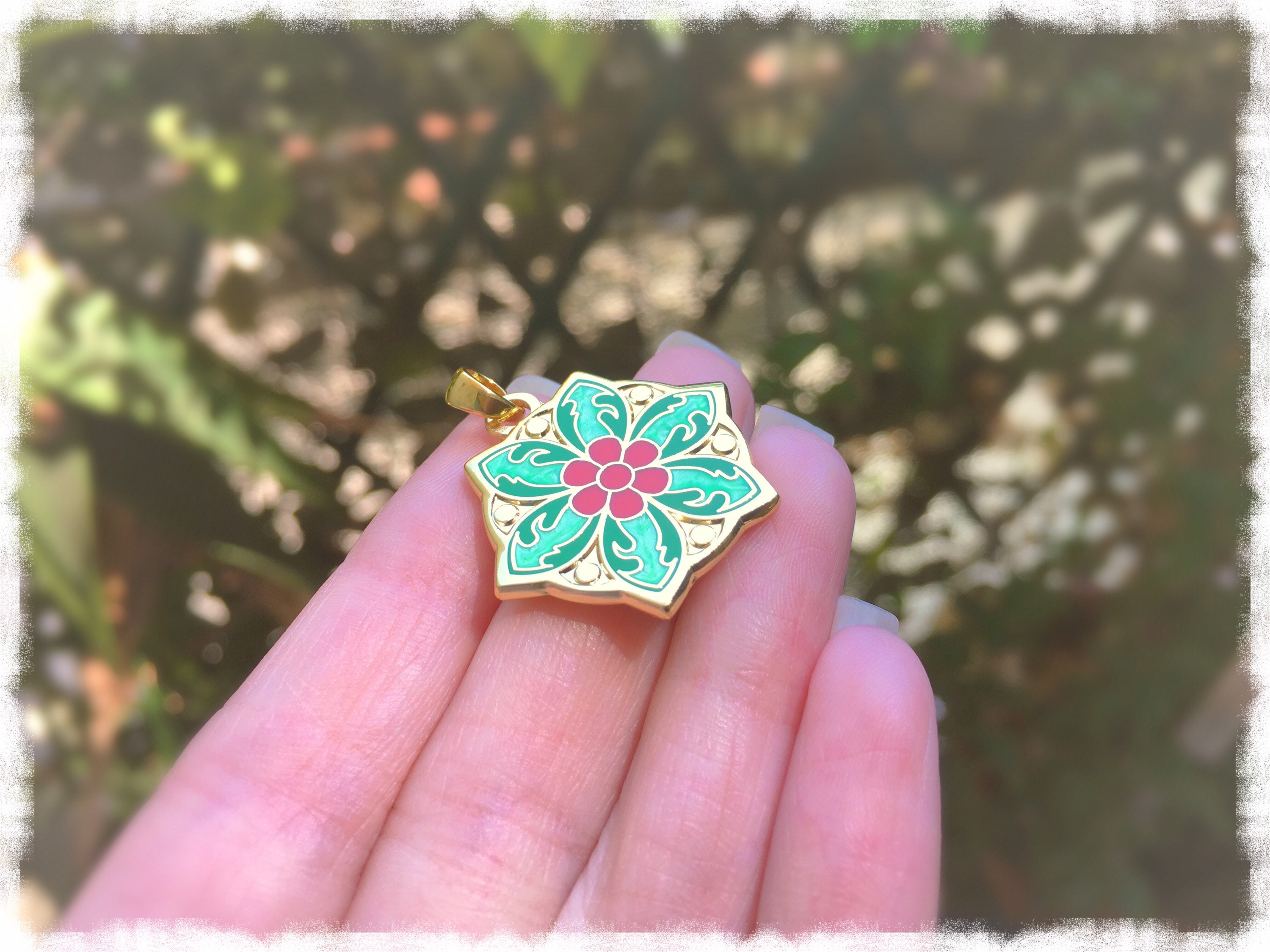 Pendentif Platine Niessing Fleur Avec Diamant - Du79892 - Neuf Sans Emballage