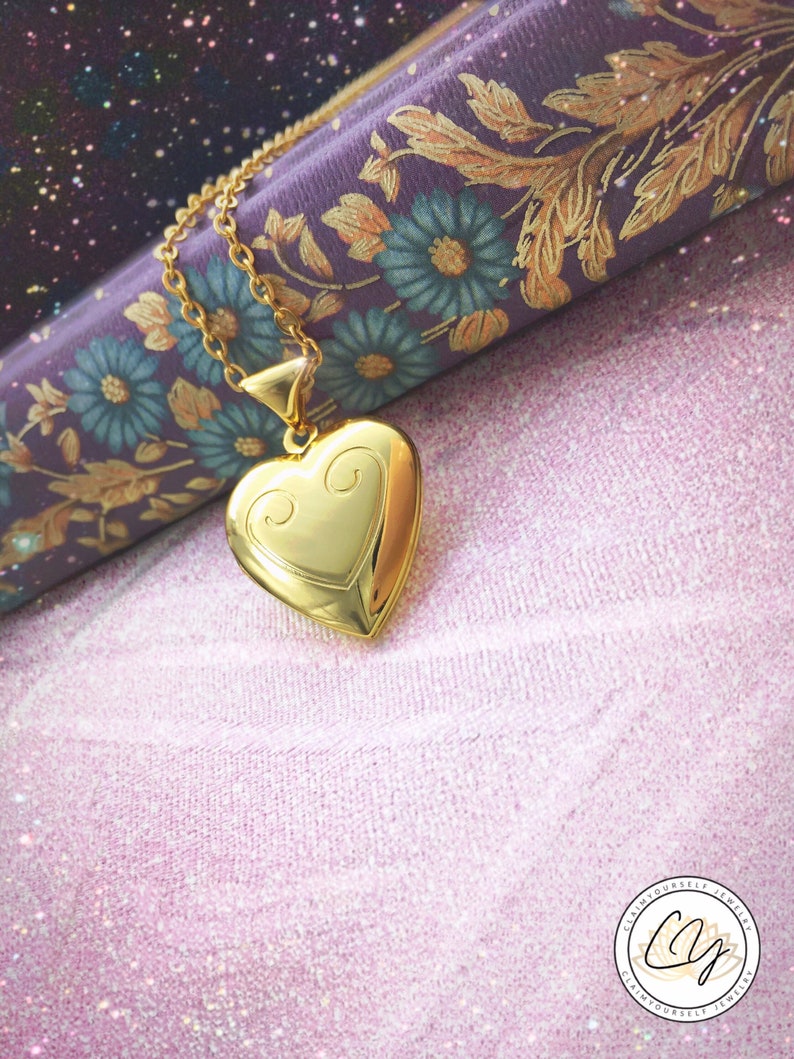 The Nutcracker Clara Heart Locket Necklace Sugarplum Princess Etsy