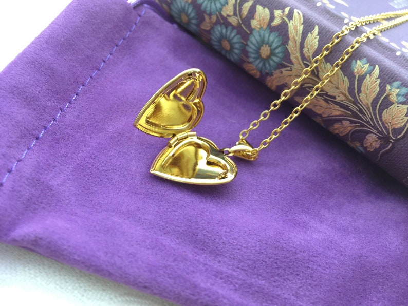 The Nutcracker Clara Heart Locket Necklace Sugarplum Princess Etsy