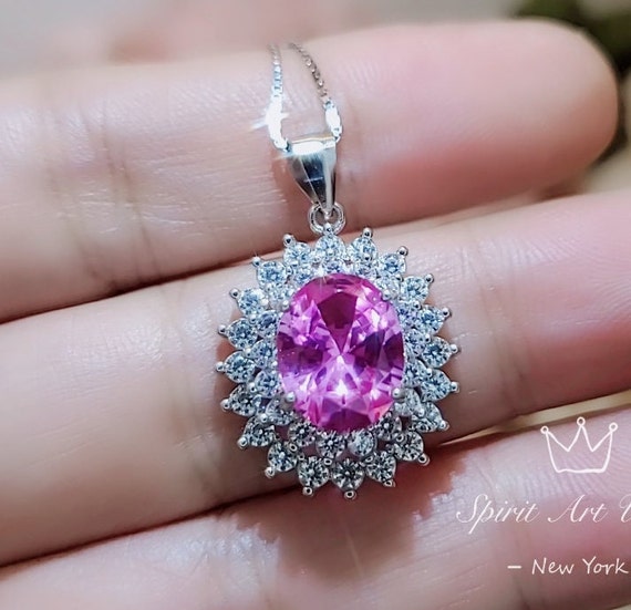 Pink tourmaline necklace clearance