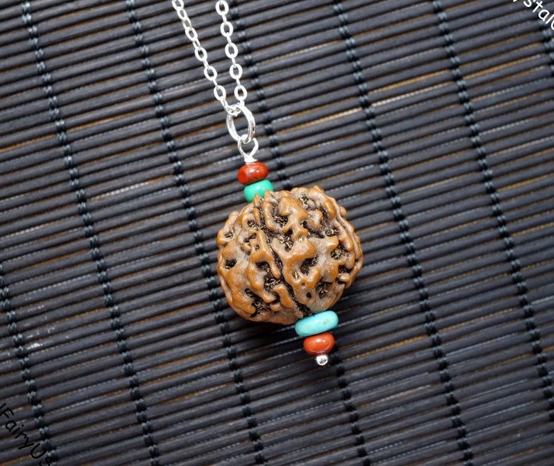 rudraksha seed necklace