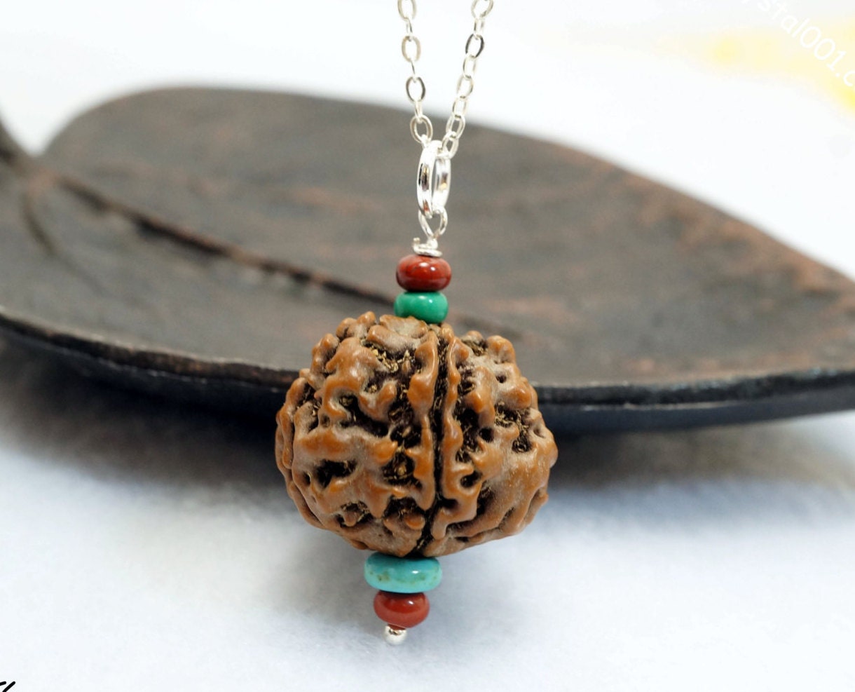 rudraksha seed necklace