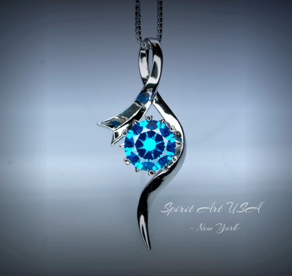 Etsy topaz shop necklace