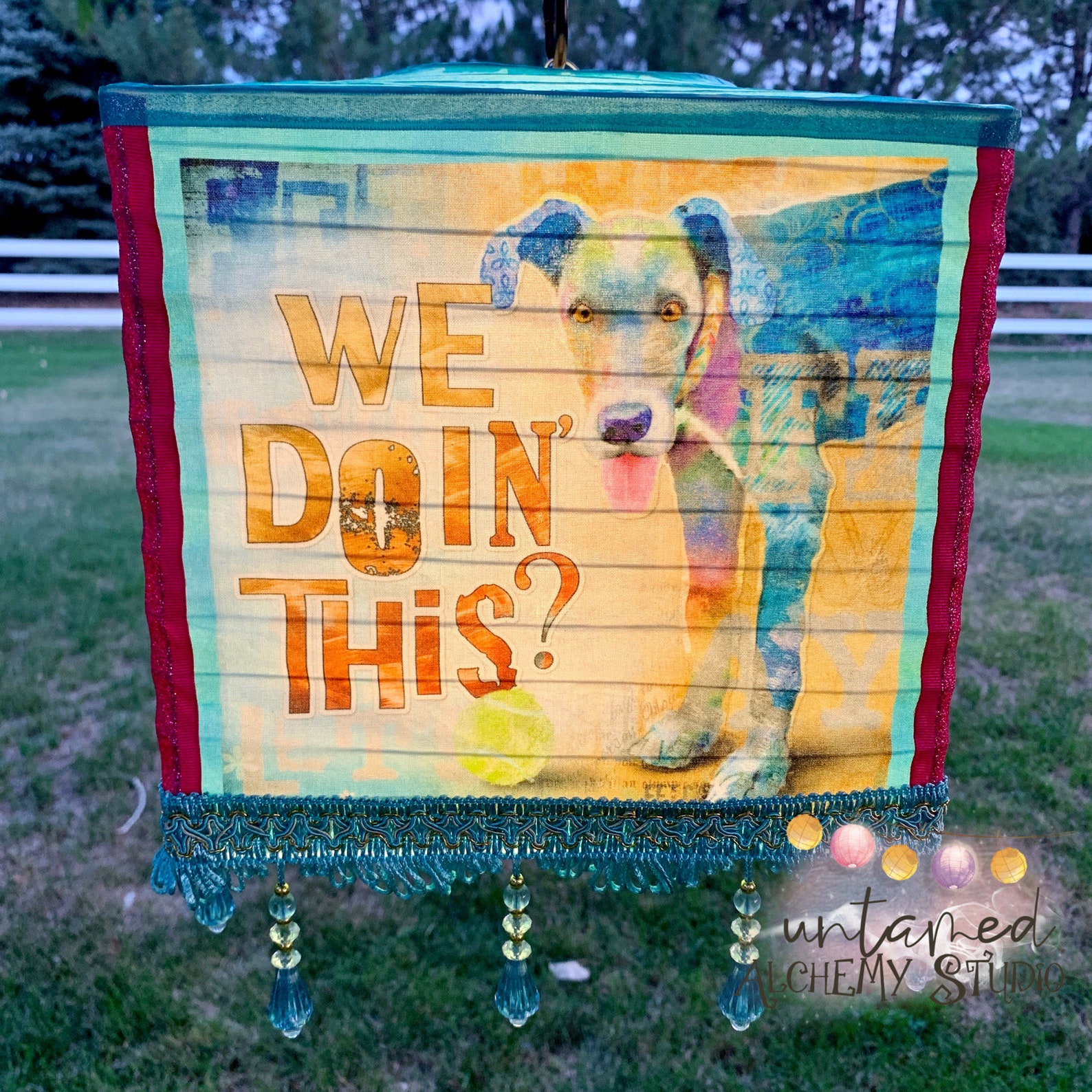 Dog Lantern Decorative Lighting Animal Decor Animal Art Etsy