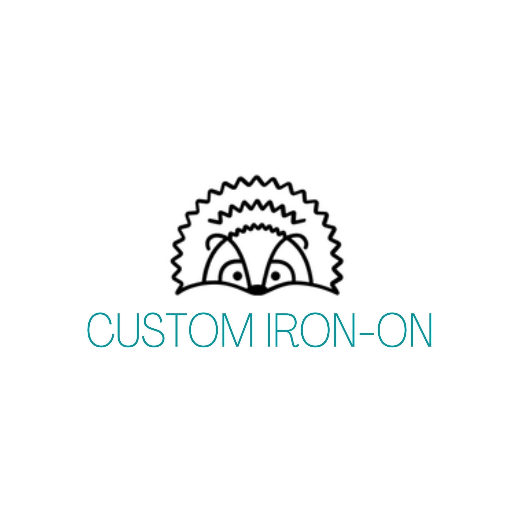 Custom Iron-on, Personalized HTV, DIY Iron-on, Heat Transfer Vinyl,  Colorful, Rainbow, Glitter 
