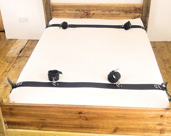Bed Restraints Leather Bondage Restraints Hospital Medical Asylum Wrist, Ankle Cuffs and Bed Restraint Straps Medical restraints | Etsy