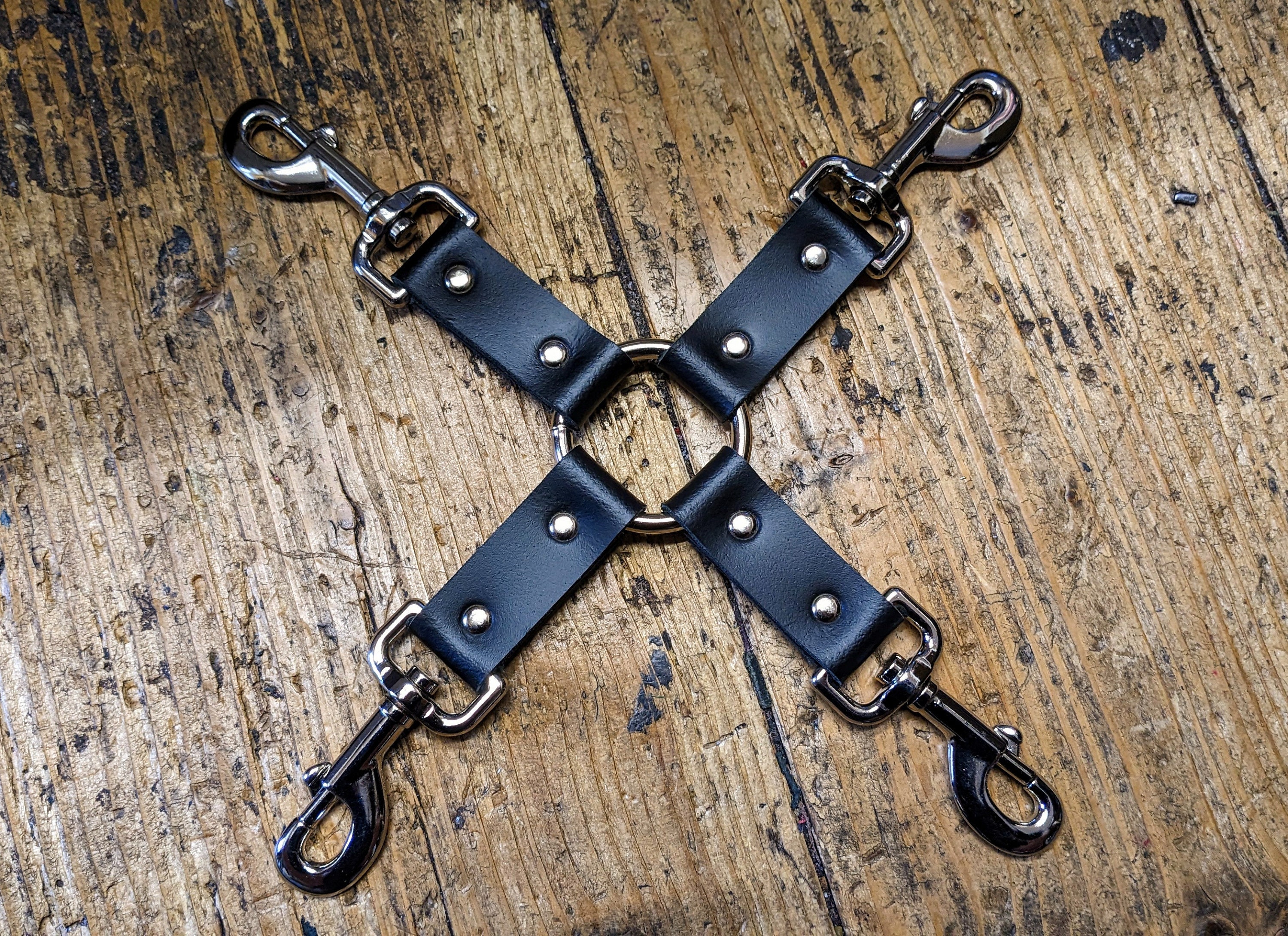 Hog Tie, Real Leather, Heavy Duty. White or Any Colour. - Etsy