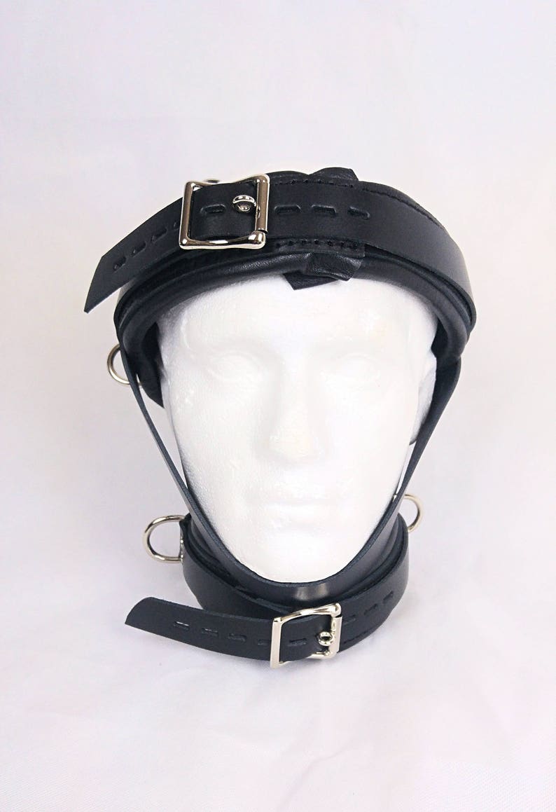 Head Restraint Head Harness and Collar Real Leather. Any Etsy