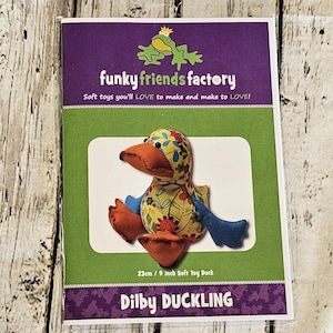 Dilby Duckling Duck Pattern by Funky Friends Factory | Stuffed Animal Pattern