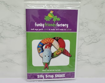 Silly Scrap Snake Pattern by Funky Friends Factory | Stuffed Animal Pattern