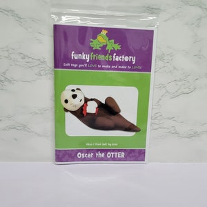 Patrón de Oscar la Nutria de Funky Friends Factory / Patrón de animal de peluche