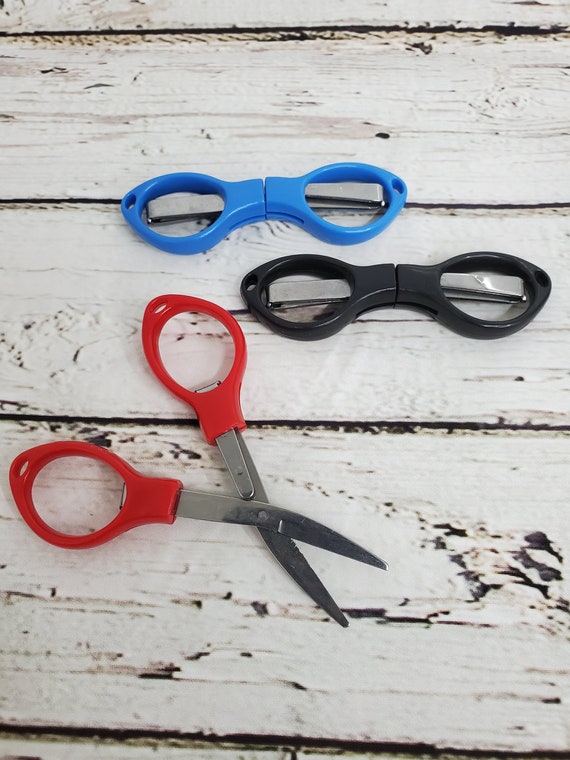 Small Folding Travel Sewing Snips Craft Scissors One Pair 