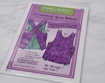 Crisscross Apron Pattern | Reversible Apron | Size Variations included