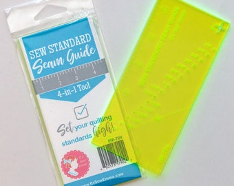 Sew Standard Seam Guide | 4 in 1 | It's sew Emma | Triangle | Half Square | 45 degree | Marking tool