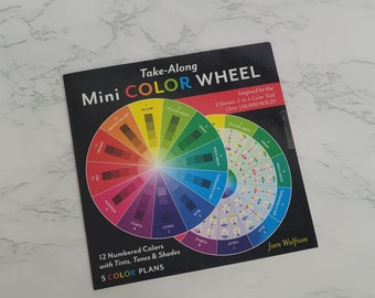 Take-Along Mini Color Wheel | Great for painting Designing, selecting fabric & more!